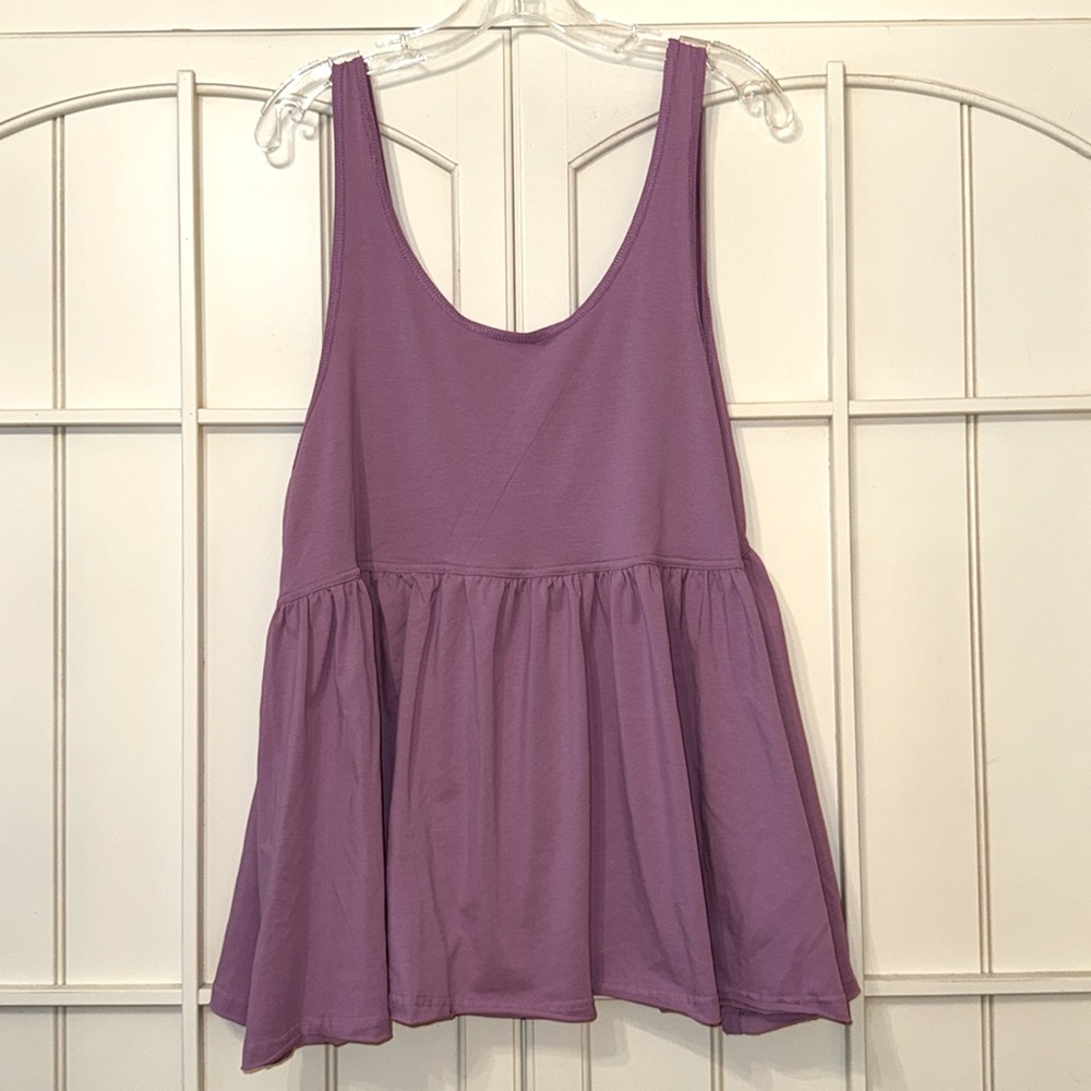 Women's Sleeveless Babydoll Sleeveless Top NWOT